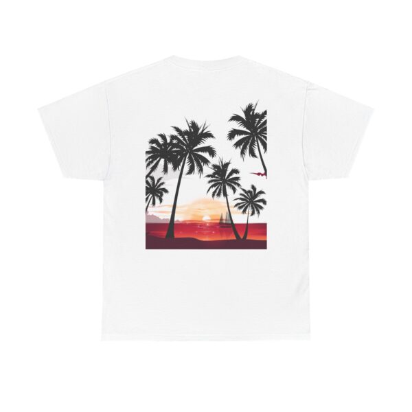 Adventure Under Cover Tropical Beach Edition Unisex Heavy Cotton Casual T-Shirt  – Multiple Colors - Image 2