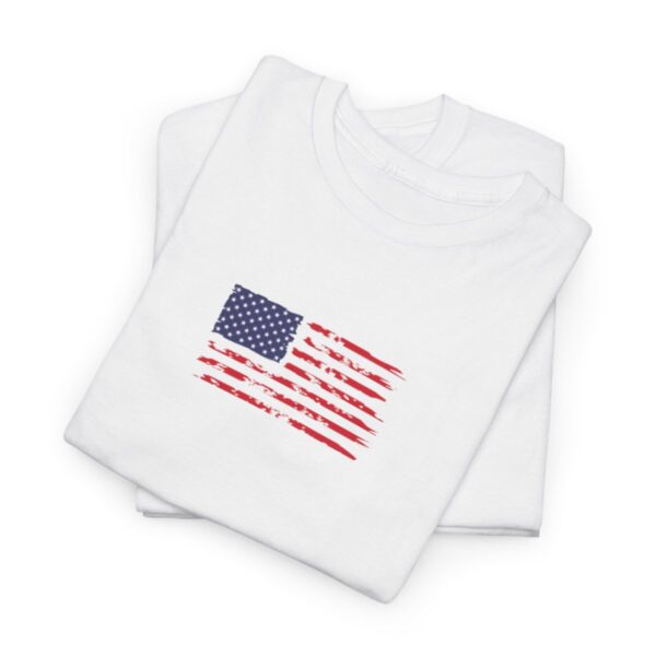 Under Cover USA Flag Heavy Cotton T-Shirt - Image 3