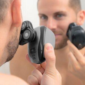5 in 1 Rechargeable Ergonomic Multifunction Shaver Shavestyler InnovaGoods Grey/Black