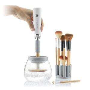 Brushes Automatic Make-up Brush Cleaner and Dryer Maklin InnovaGoods White/Grey