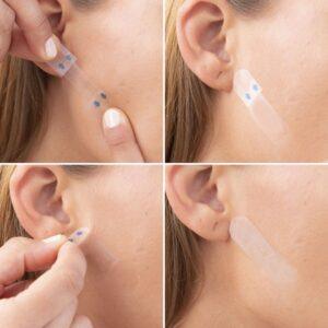 Invisible Adhesive Face Lifting Patches Liftrik InnovaGoods 40 Units Transparent