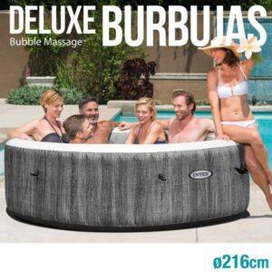 Inflatable Spa Intex Purespa Greywood Deluxe 28442EX – 6 Places | 1089 L | 220–240 V
