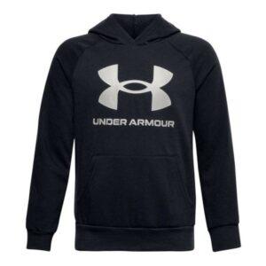 Children’s Hoodie Under Armour Fleece Rival Big Logo – Black