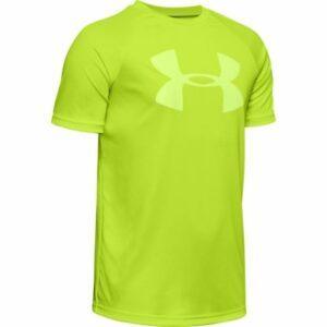 Children’s Short Sleeve T-Shirt Under Armour Tech Big Logo – Yellow