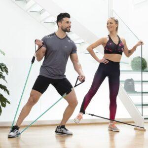 Set of Resistance Bands with Accessories and Exercise Guide Tribainer InnovaGoods – 3 Units