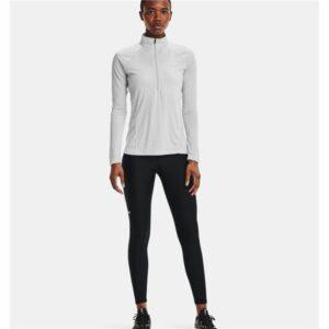 Women’s Long Sleeve T-Shirt Under Armour Tech 1/2 Zip Twist – Grey