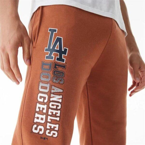 Adult Trousers New Era LA Dodgers Brown - Image 4