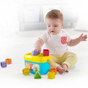 Basket with Building Blocks – Mattel FFC84 (10 pcs)
