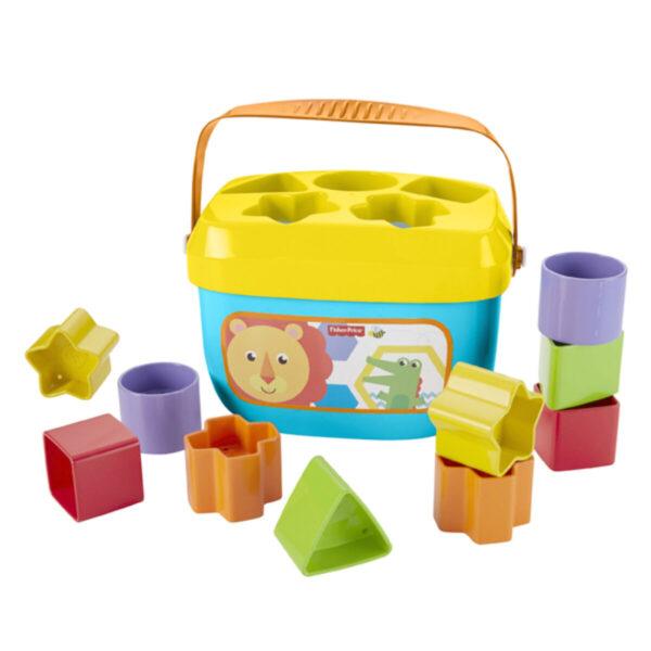Basket with Building Blocks – Mattel FFC84 (10 pcs) - Image 3
