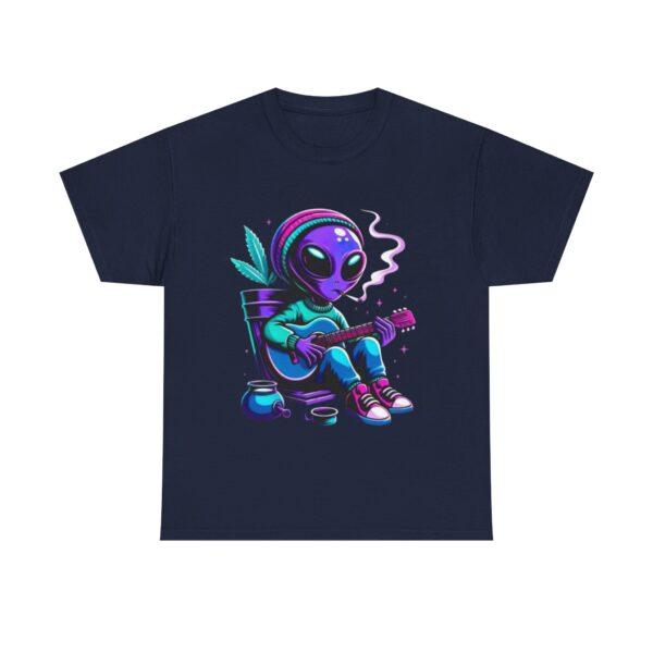 Three Puffs Under Cover Alien Edition Unisex Heavy Cotton Casual T-Shirt  – Multiple Colors - Image 21