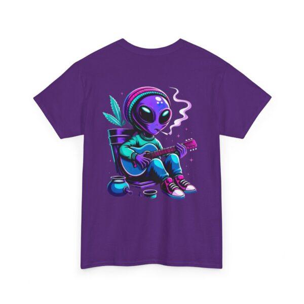 Three Puffs Under Cover Alien Edition Unisex Heavy Cotton Casual T-Shirt  – Multiple Colors - Image 32