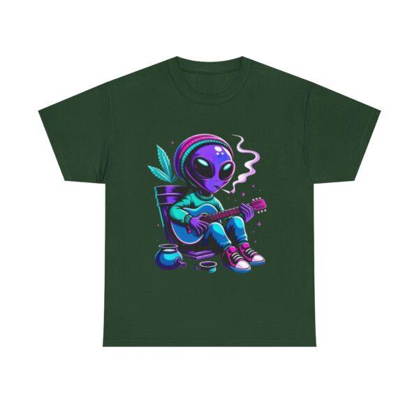 Three Puffs Under Cover Alien Edition Unisex Heavy Cotton Casual T-Shirt  – Multiple Colors - Image 17