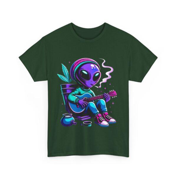 Three Puffs Under Cover Alien Edition Unisex Heavy Cotton Casual T-Shirt  – Multiple Colors - Image 19