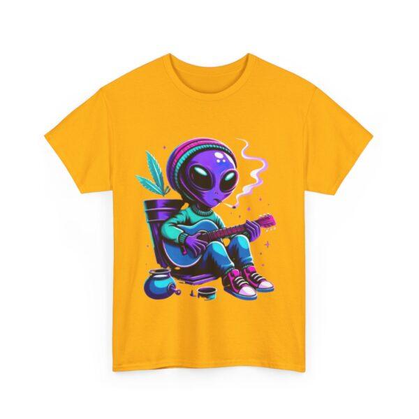 Three Puffs Under Cover Alien Edition Unisex Heavy Cotton Casual T-Shirt  – Multiple Colors - Image 11