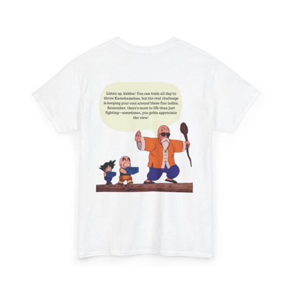 Master Roshi Under Cover DragonBall Edition Unisex Heavy Cotton Casual T-Shirt  – Multiple Colors - Image 4