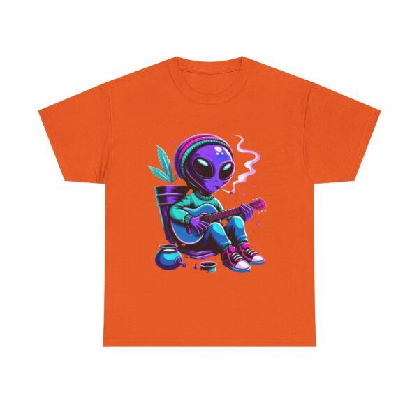 Three Puffs Under Cover Alien Edition Unisex Heavy Cotton Casual T-Shirt  – Multiple Colors - Image 13