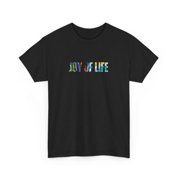 Joy of Life Under Cover Black Edition Unisex Heavy Cotton Casual T-Shirt - Image 7