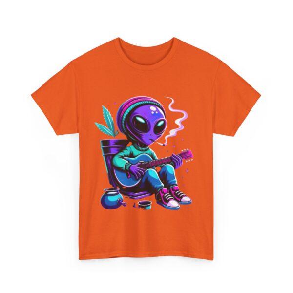 Three Puffs Under Cover Alien Edition Unisex Heavy Cotton Casual T-Shirt  – Multiple Colors - Image 15