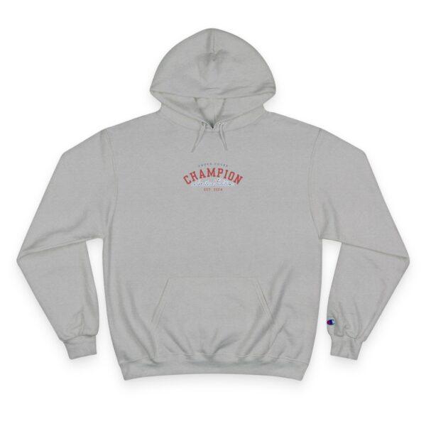 Champion Hoodie - Red (Unisex) | Sizes: S, M, L, XL, XXL, XXXL. Comfortable, stylish, and eco-friendly, made with Champion's Double Dry® technology. - Image 5