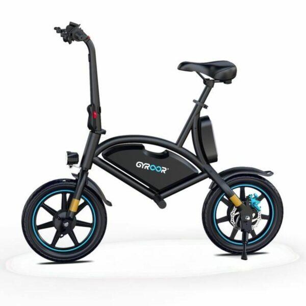 Electric Bike Gyroor Black 350 W 7,8 Ah 14" – Electric Bike - Image 2