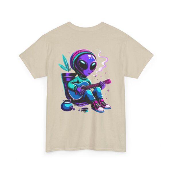 Three Puffs Under Cover Alien Edition Unisex Heavy Cotton Casual T-Shirt  – Multiple Colors - Image 4