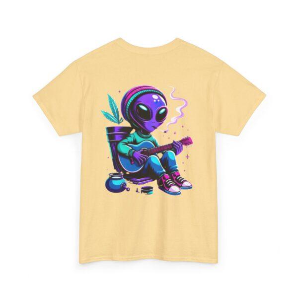 Three Puffs Under Cover Alien Edition Unisex Heavy Cotton Casual T-Shirt  – Multiple Colors - Image 8