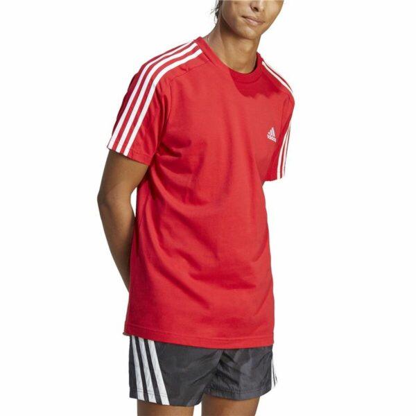 Men’s Short Sleeve T-Shirt Adidas Essentials Single 3S - Image 2
