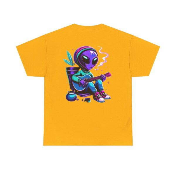 Three Puffs Under Cover Alien Edition Unisex Heavy Cotton Casual T-Shirt  – Multiple Colors - Image 10