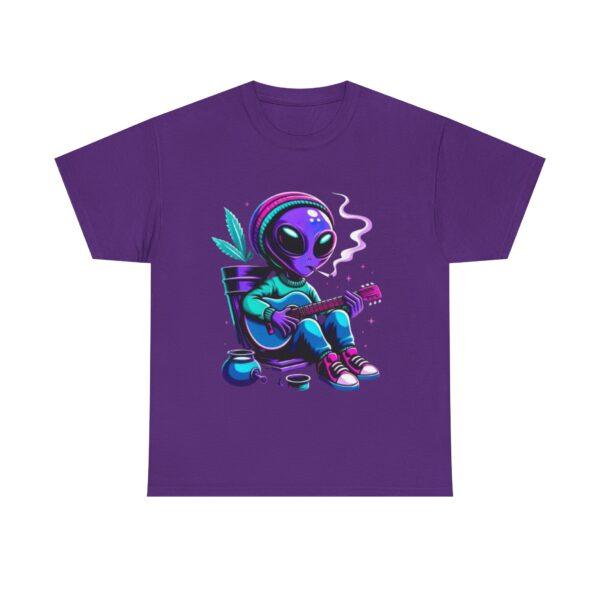 Three Puffs Under Cover Alien Edition Unisex Heavy Cotton Casual T-Shirt  – Multiple Colors - Image 29