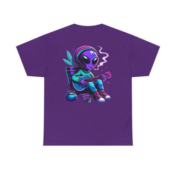 Three Puffs Under Cover Alien Edition Unisex Heavy Cotton Casual T-Shirt  – Multiple Colors - Image 30