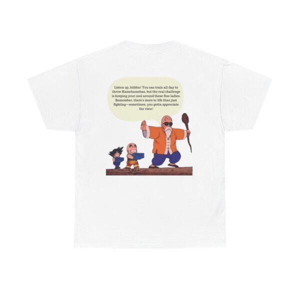 Master Roshi Under Cover DragonBall Edition Unisex Heavy Cotton Casual T-Shirt  – Multiple Colors - Image 2