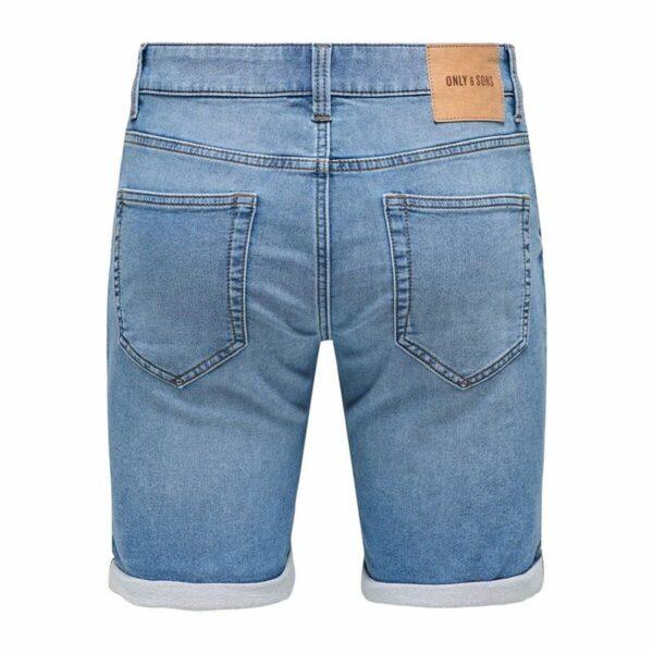 Men's Denim Shorts Only & Sons Onsply 8584 Blue Denim Blue - Image 2