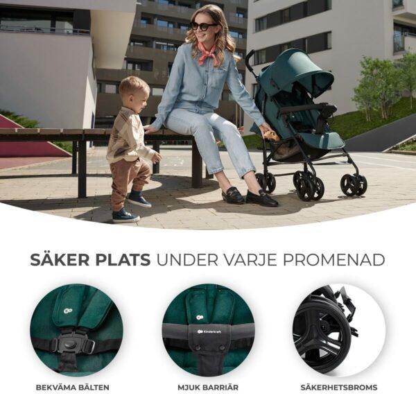 Baby's Pushchair – Kinderkraft KSTIK000GRE0000 (Green, 1 Piece) - Image 8