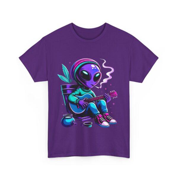 Three Puffs Under Cover Alien Edition Unisex Heavy Cotton Casual T-Shirt  – Multiple Colors - Image 31