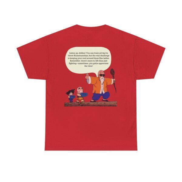 Master Roshi Under Cover DragonBall Edition Unisex Heavy Cotton Casual T-Shirt  – Multiple Colors - Image 50