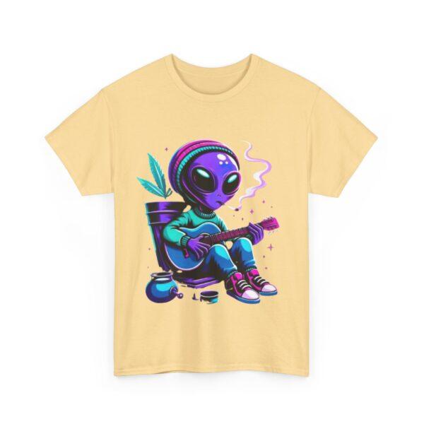 Three Puffs Under Cover Alien Edition Unisex Heavy Cotton Casual T-Shirt  – Multiple Colors - Image 7
