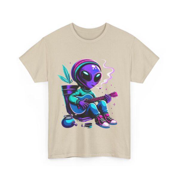 Three Puffs Under Cover Alien Edition Unisex Heavy Cotton Casual T-Shirt  – Multiple Colors - Image 3