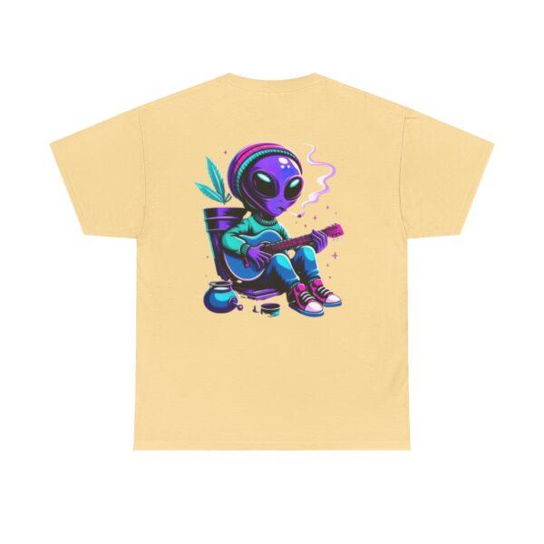 Three Puffs Under Cover Alien Edition Unisex Heavy Cotton Casual T-Shirt  – Multiple Colors - Image 6