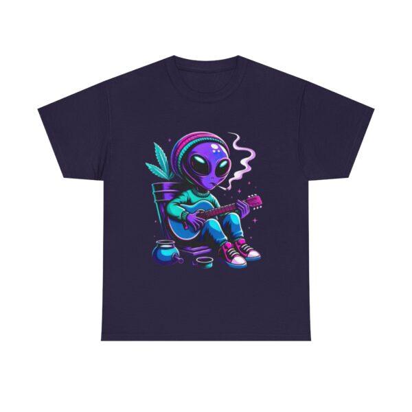 Three Puffs Under Cover Alien Edition Unisex Heavy Cotton Casual T-Shirt  – Multiple Colors - Image 25