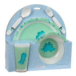 Children's Dish Set – Safta Dino (26 × 26 × 9 cm)