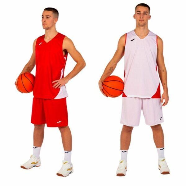 Adult's Sports Outfit Joma Sport Kansas Red Multicolour – 2 Pieces - Image 2