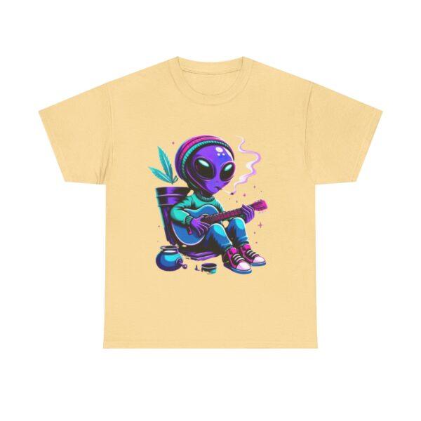 Three Puffs Under Cover Alien Edition Unisex Heavy Cotton Casual T-Shirt  – Multiple Colors - Image 5