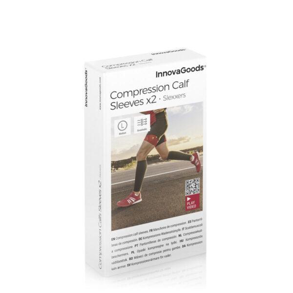 Sports Compression Calf Sleeves Slexxers InnovaGoods (2 Units) - Image 14