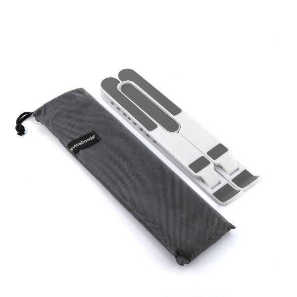 Folding and Adjustable Laptop Stand – Flappot InnovaGoods (White/Grey) - Image 22