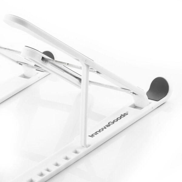 Folding and Adjustable Laptop Stand – Flappot InnovaGoods (White/Grey) - Image 19
