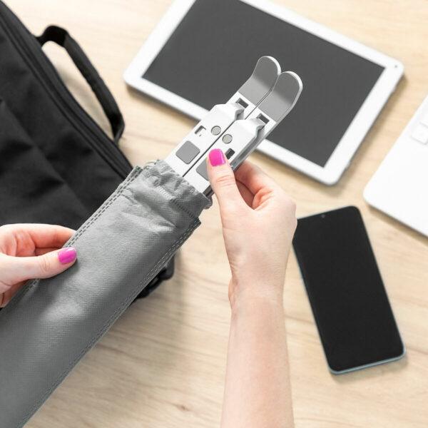 Folding and Adjustable Laptop Stand – Flappot InnovaGoods (White/Grey) - Image 8