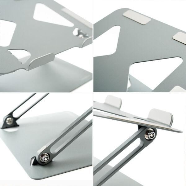 Folding and Adjustable Laptop Stand – Lastan InnovaGoods (Grey) - Image 7