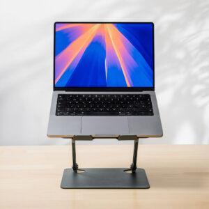 Folding and Adjustable Laptop Stand – Lastan InnovaGoods (Grey)