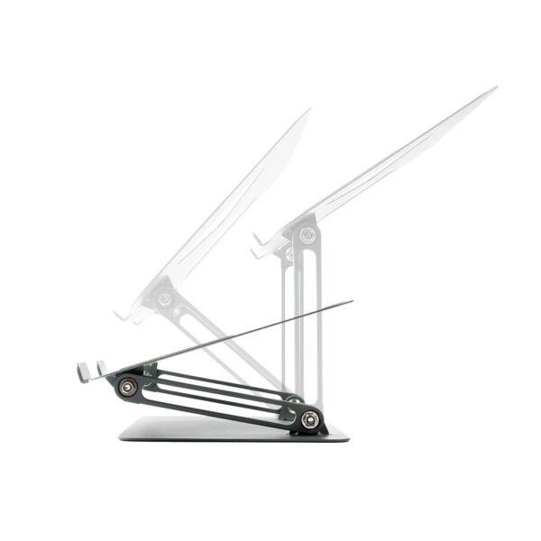 Folding and Adjustable Laptop Stand – Lastan InnovaGoods (Grey) - Image 5