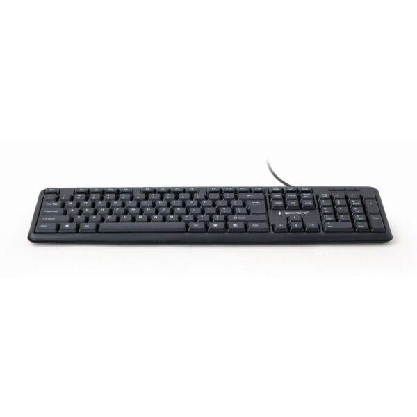 Keyboard – GEMBIRD KB-U-103-RU Black Monochrome English Russian QWERTY - Image 4